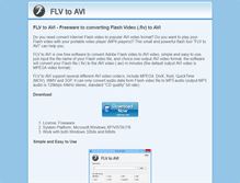 Tablet Screenshot of flvtoavi.com